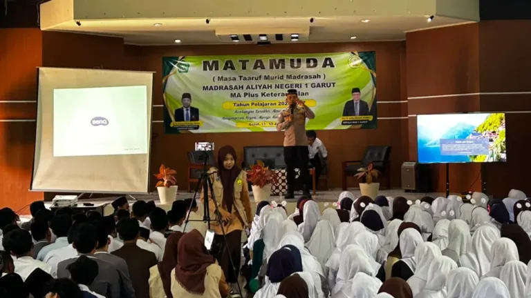 Stop Bullying! Polres Garut Tanamkan Karakter Kuat ke 450 Siswa MAN 1 Garut di MATAMUDA 2026