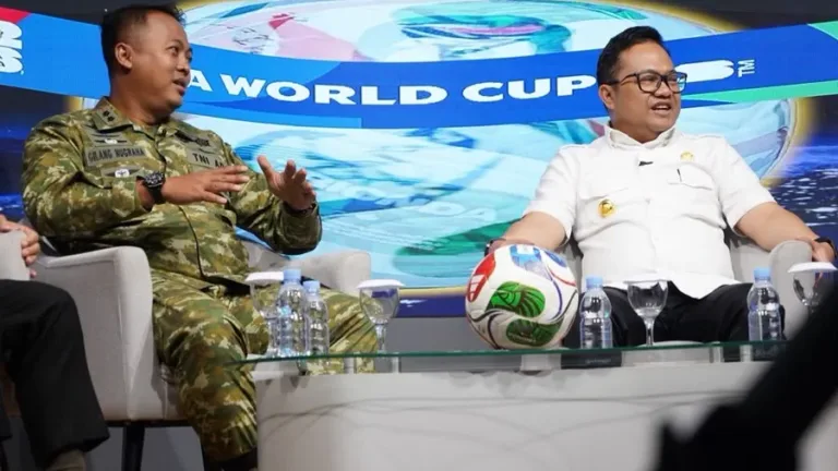 Podcast “Piala Dunia Untuk Semua” di TVRI, Dandim 1409/Gowa dan Wabup Gowa Gaungkan Semangat Persatuan