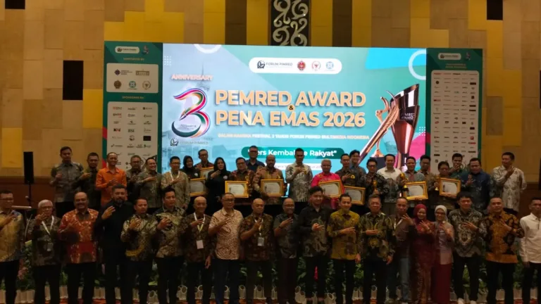 67 Tokoh Nasional Raih Pimred Award dan Pena Emas 2026