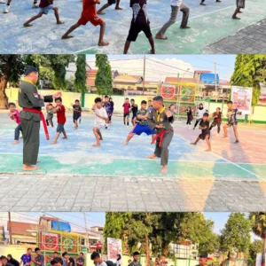 Cetak Generasi Tangguh, Prajurit Kodim 1409/Gowa Kenalkan Pencak Silat Militer ke Anak-Anak