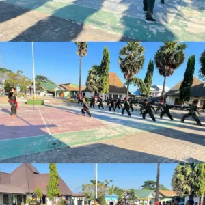 Tingkatkan Kesiapsiagaan dan Profesionalisme, Prajurit Kodim 1409/Gowa Rutin Asa Kemampuan Pencak Silat Militer 