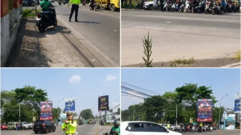 Kesigapan Satlantas Polres Garut di Bawah Komando Ipda Adie Kurniawan Berhasil Urai Kemacetan Parah di Simpang Sigobing