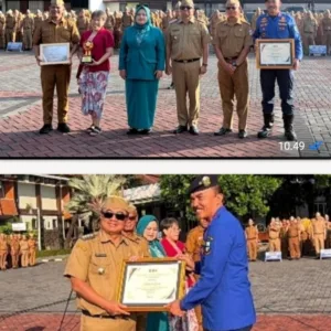 Damkarmat Garut Mendapatkan Penghargaan dari Gubernur Jawa Barat atas Kinerja Pelayanan Terbaik
