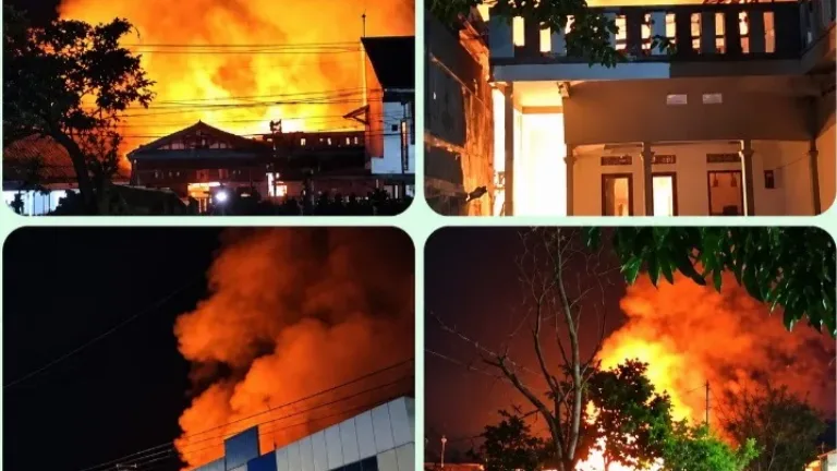 Damkarmat Garut Tangani 10 Kejadian Kebakaran dalam Sehari, Seluruh Insiden Berhasil Dikendalikan