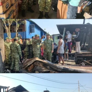 Dandim Bersama Jajaran Kodim 1408/MKS Pimpin Penanganan Pasca Kebakaran di Tallo, Logistik dan Dukungan Segera Disalurkan