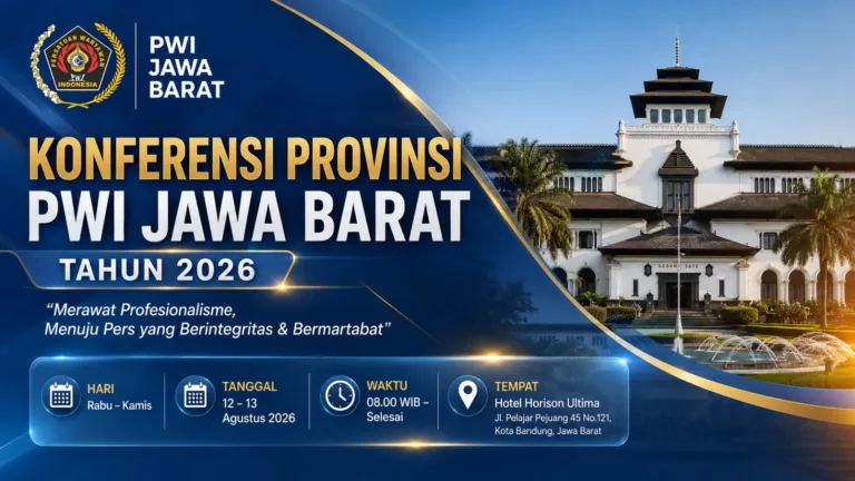 Efisiensi Anggaran Jadi Fokus, Konferprov PWI Jabar 2026 Siap Digelar 12-13 Agustus di Bandung