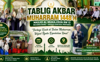 Tablig Akbar Muharram 1448 H: Masjid Al Muhajirin Santuni 61 Penerima Manfaat