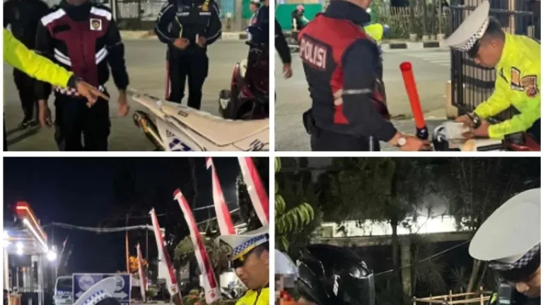 Polres Garut Sikat 27 Kendaraan Berknalpot Tidak Standar