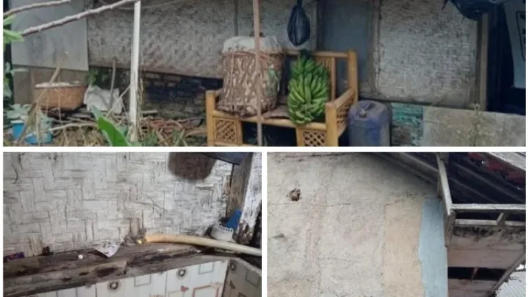 Rumah Warga Desa Cinta Asih Hampir Roboh, Pemilik Desak Pemerintah Kabupaten Garut Segera Bertindak