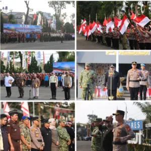 Apel Kebangsaan “Jaga Rawat Jabar”, Polres Garut dan Forkopimda Teguhkan Komitmen Jaga Kamtibmas