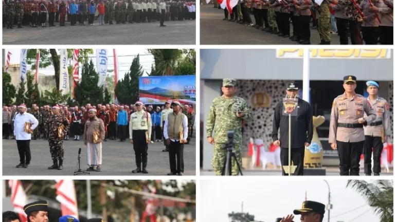 Apel Kebangsaan “Jaga Rawat Jabar”, Polres Garut dan Forkopimda Teguhkan Komitmen Jaga Kamtibmas