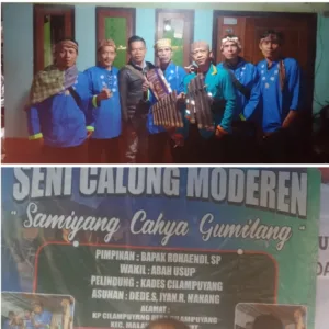 Calung Modern Samiang Cahya Gumilang Meriahkan HUT RI ke-81 di Cilampuyang