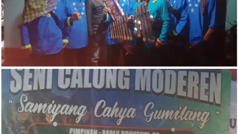 Calung Modern Samiang Cahya Gumilang Meriahkan HUT RI ke-81 di Cilampuyang