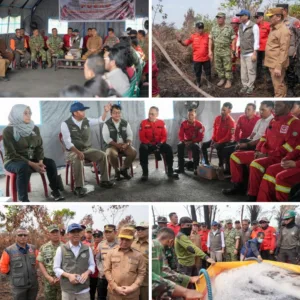 Menhut Raja Antoni Tinjau Karhutla Kalbar, Hotspot Turun Jadi 28 Titik