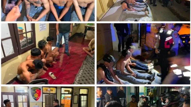 Ciawitali Ricuh Pagi-pagi! 4 Pemuda Mabuk Diamankan Polisi Saat Patroli