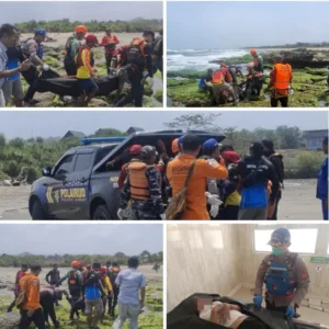 Tim SAR Satpolairud Evakuasi Wisatawan Tenggelam di Pantai Karangpapak