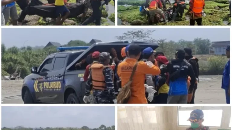Tim SAR Satpolairud Evakuasi Wisatawan Tenggelam di Pantai Karangpapak