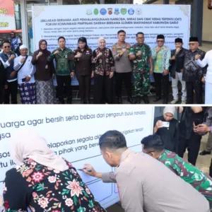 Polres Garut Deklarasi Perang Lawan Narkoba dan Miras Bersama Forkopimda