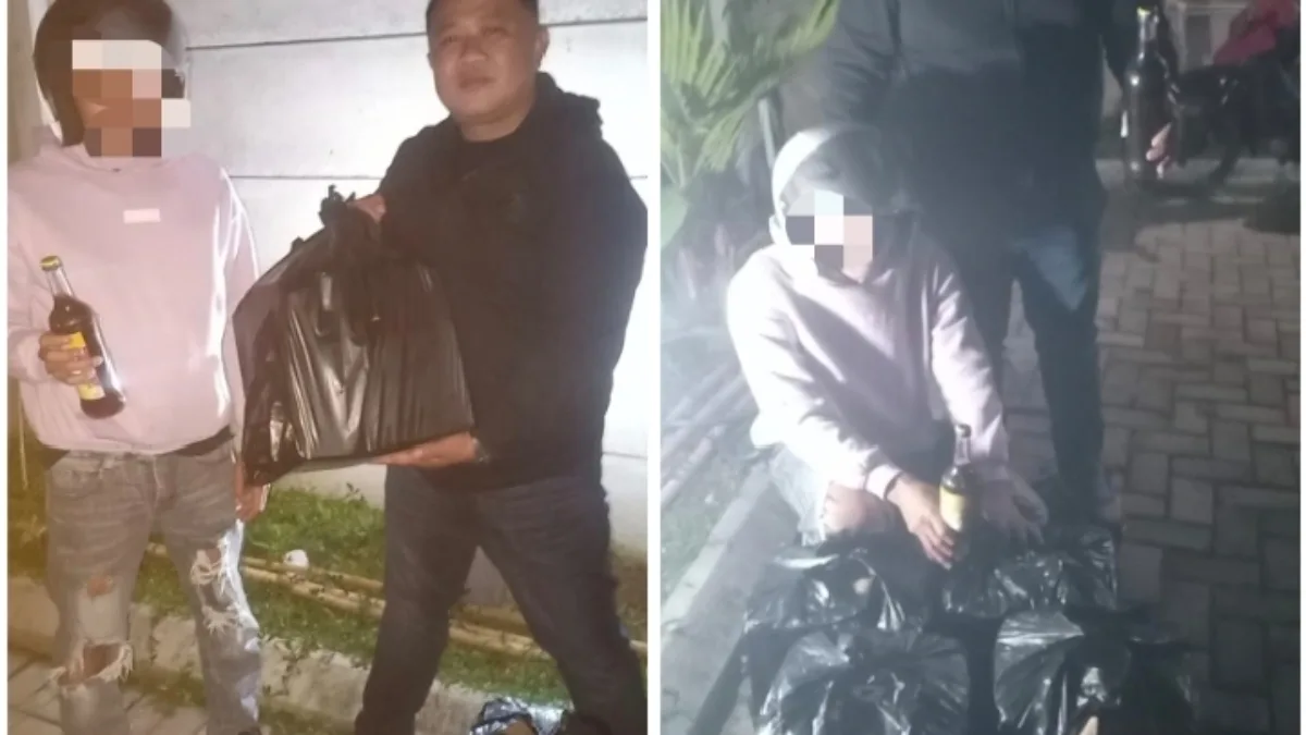 Transaksi COD Miras Digerebek, 60 Botol Disita