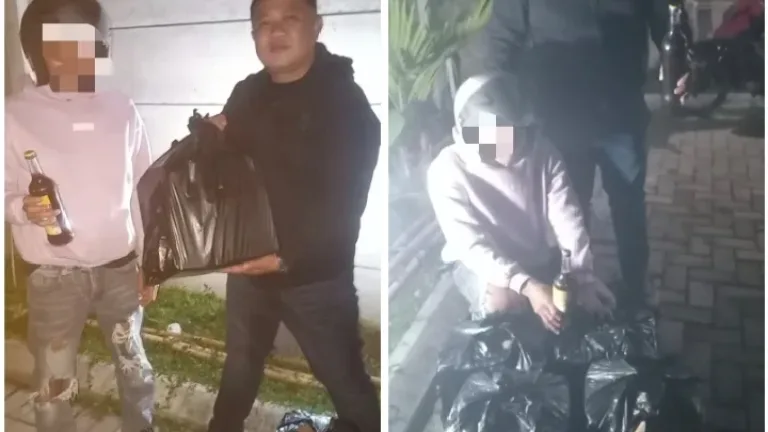 Transaksi COD Miras Digerebek, 60 Botol Disita