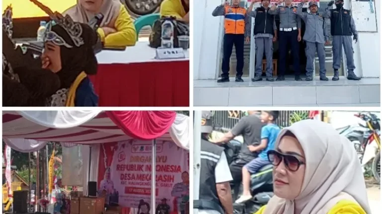 Ratusan Warga Desa Mekarasih Antusias Ikuti Jalan Santai Puncak HUT RI ke-81