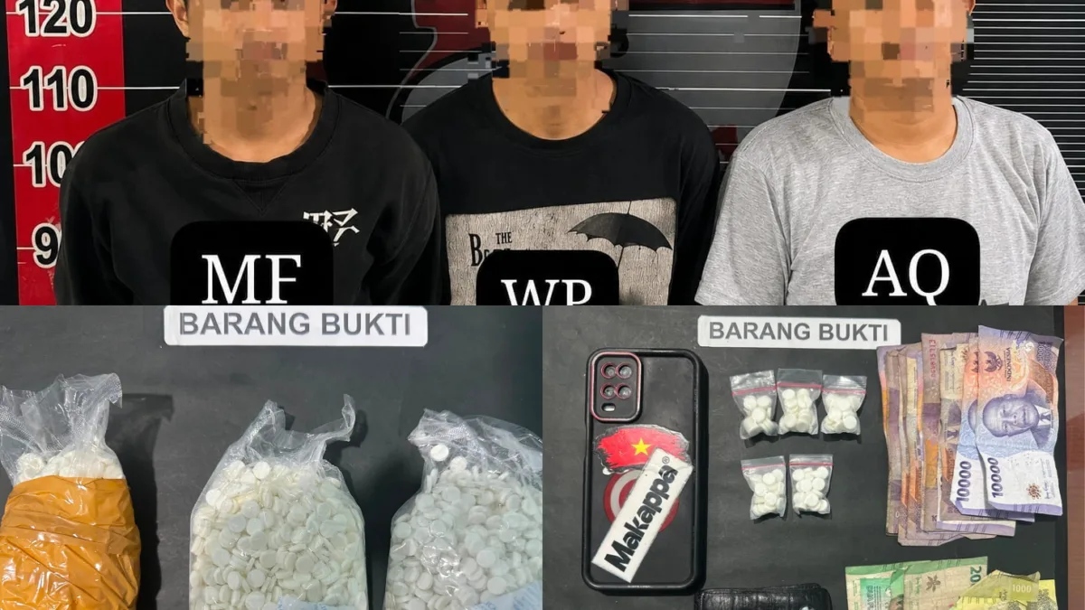 Sat Resnarkoba Polres Polman Ungkap Peredaran Ribuan Pil Koplo, Tiga Pria Diamankan