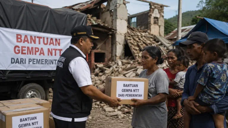 Bantuan Presiden Rp200 Miliar untuk Gempa NTT Sudah Cair