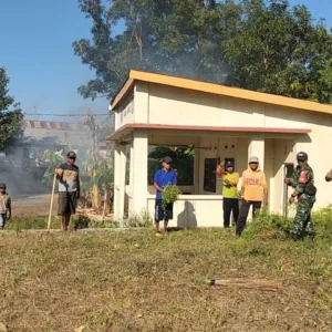 Sinergi Prajurit dan Rakyat, Kodim 1409/Gowa Pacu Pembangunan Jembatan Gantung Tahap V di Dua Lokasi Vital