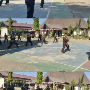 Asah Kemampuan Bela Diri, Kodim 1409/Gowa Rutin Gelar Latihan Pencak Silat Militer Tingkatkan Profesionalisme Prajurit