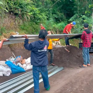 Dorong Konektivitas Wilayah, Pembangunan Jembatan Beton Tahap VI Kodim 1409/Gowa Mulai Berjalan