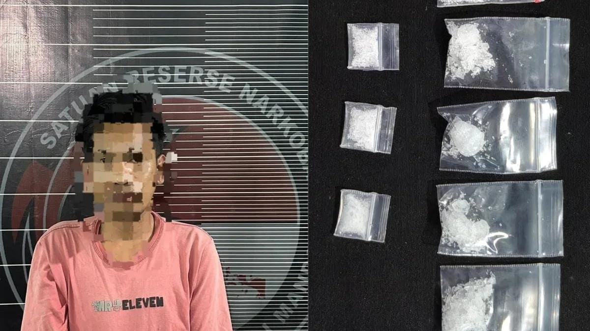 Satresnarkoba Polres Polman Amankan Seorang Pria Berserta 5,6 Gram Sabu di Wonomulyo