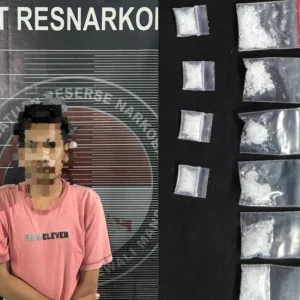 Satresnarkoba Polres Polman Amankan Seorang Pria Berserta 5,6 Gram Sabu di Wonomulyo