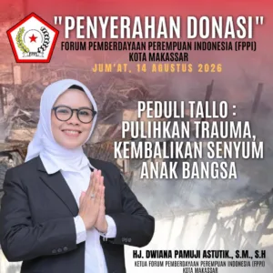 Srikandi FPPI Kota Makassar Salurkan Donasi untuk Korban Kebakaran di Kecamatan Tallo