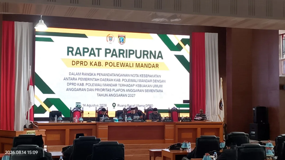 DPRD dan Pemkab Polman Sepakati KUA-PPAS 2027 Rp1,5 Triliun, Banggar Soroti Porsi Belanja Operasional