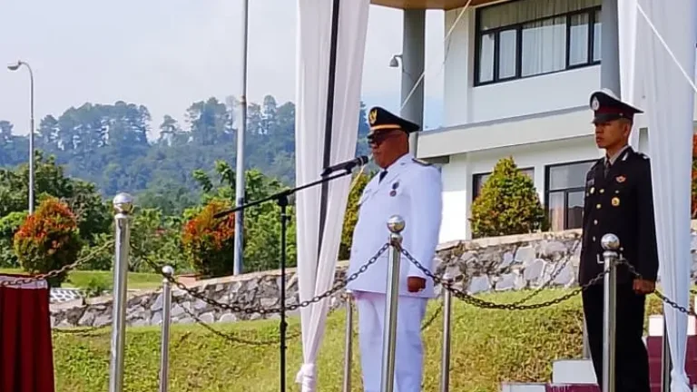 Khusuk dan Khidmat, IPDN Kampus Sumatera barat di Baso Peringati HUT ke-81 RI Bersama Forkopimca dan Direktur IPDN