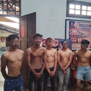 Polsek Cibatu Amankan Lima Pemuda Diduga Mabuk dan Ugal-Ugalan di Jalan Raya
