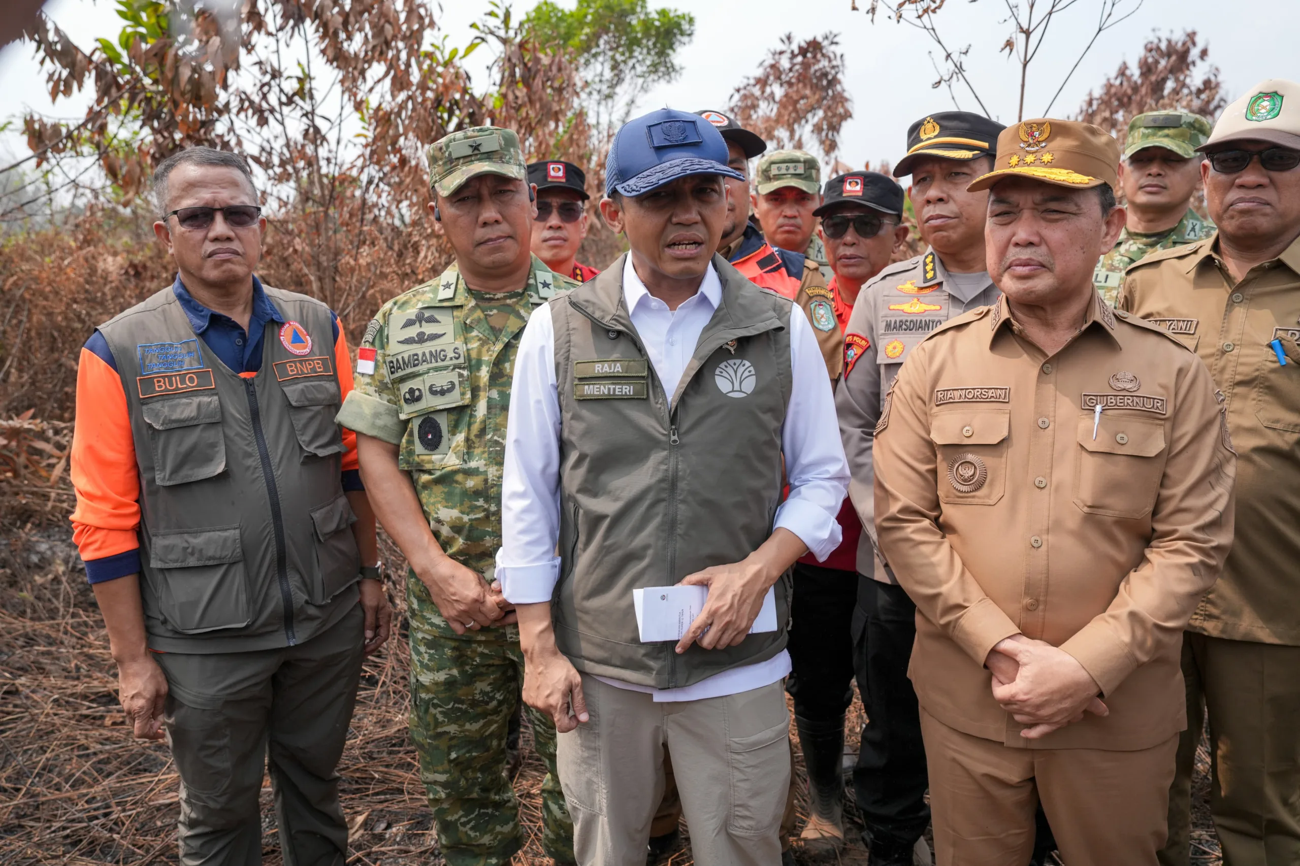 Menhut Raja Antoni Cek Eksekusi Perintah Presiden Prabowo soal Karhutla