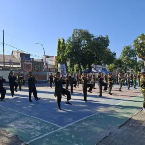Kukuhkan Ketangguhan Prajurit, Kodim 1409/Gowa Gelar Latihan PSM di Makodim