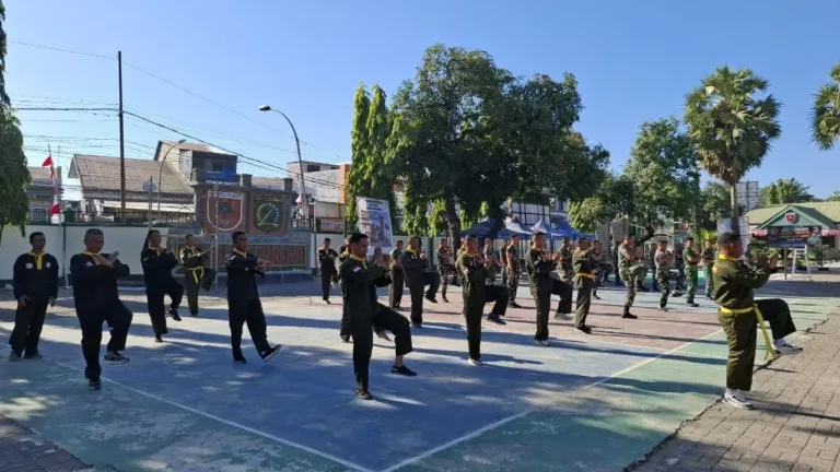 Kukuhkan Ketangguhan Prajurit, Kodim 1409/Gowa Gelar Latihan PSM di Makodim