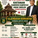 Pesantren Arridlwan Sukajaya Gelar Tabligh Akbar Maulid Nabi Muhammad SAW dan Sunatan Gratis