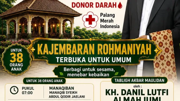 Pesantren Arridlwan Sukajaya Gelar Tabligh Akbar Maulid Nabi Muhammad SAW dan Sunatan Gratis