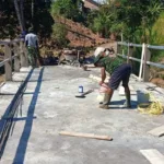 Percepat Akses Warga, Yonzipur dan Kodim 1409/Gowa Kejar Penyelesaian Jembatan Badenglolo
