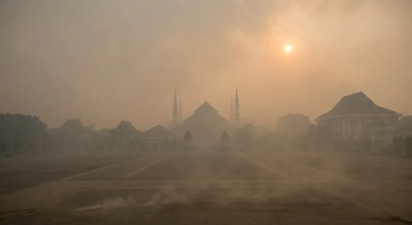 Salat Istisqa Digelar Saat Kabut Asap Selimuti Palembang