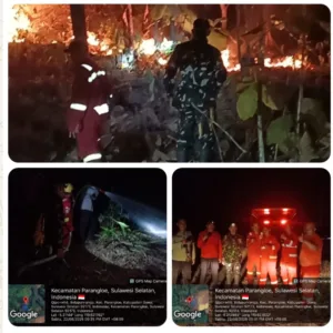 Sinergi Kodim 1409/Gowa dan Tim Gabungan Berhasil Padamkan Karhutla 15 Hektar di Parangloe