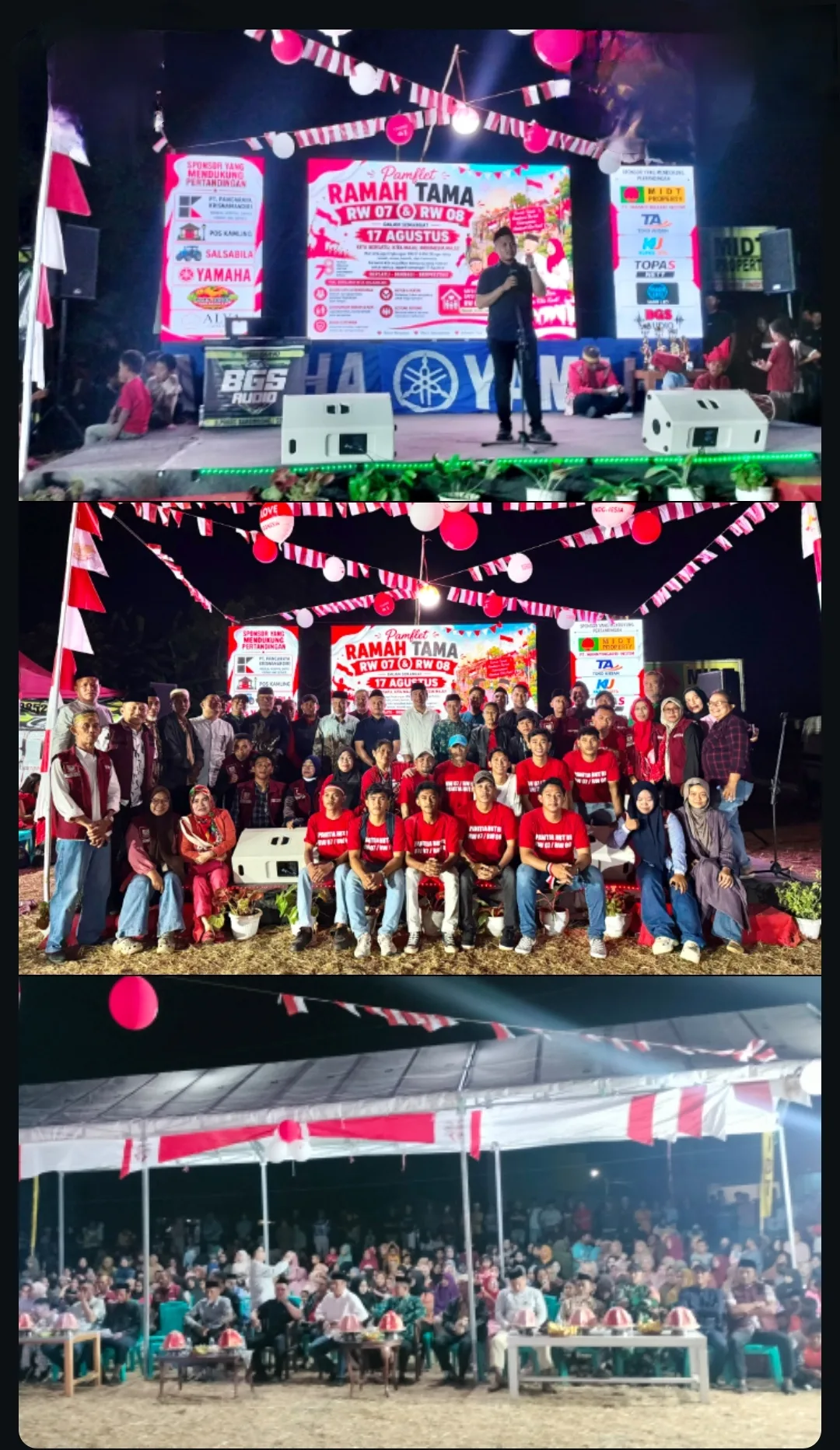 Semarak Pesta Rakyat HUT ke-81 RI “Ramah Tama” di Barombong, Warga RW 07 & RW 08 Antusias Rayakan Kemerdekaan