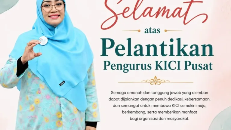 Ketua KICI Kota Makassar Ir. Hanifah Sangaji Resmi Dilantik sebagai Pengurus KICI Pusat