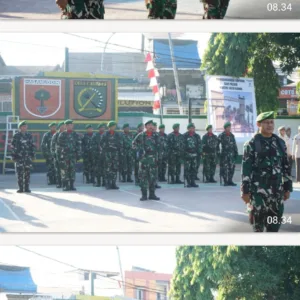 Kobarkan Semangat Patriotik, Kasdim 1409/Gowa Pimpin Upacara Pengibaran Bendera