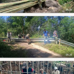 Bahu-Membahu Dekatkan Jarak, Cerita Gotong Royong TNI-Rakyat Bangun Jembatan Beton di Kabupaten Gowa