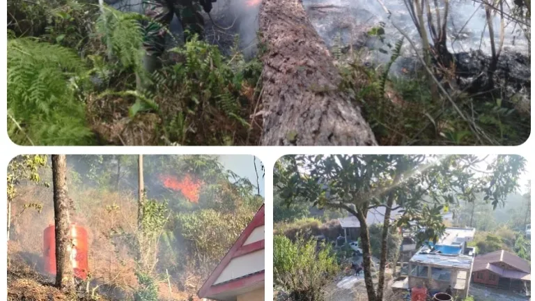 Aksi Cepat Babinsa Kodim 1409/Gowa Bersama Warga Berhasil Gagalkan Meluasnya Karhutla di Bukit Pattappang