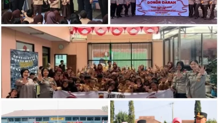 HUT ke-78 Polwan, Polres Garut Gelar Bakti Sosial